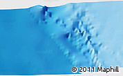 Physical 3D Map of the area around 30° 23' 20" S, 113° 58' 29" E