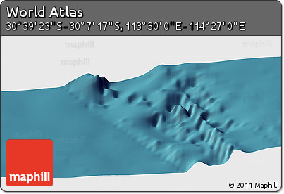 Satellite Panoramic Map of the Area around 30° 23' 20" S, 113° 58' 29" E