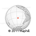 Outline Map of the Area around 30° 23' 20" S, 113° 49' 29" W, rectangular outline