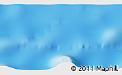 Physical 3D Map of the area around 30° 23' 20" S, 114° 40' 30" W