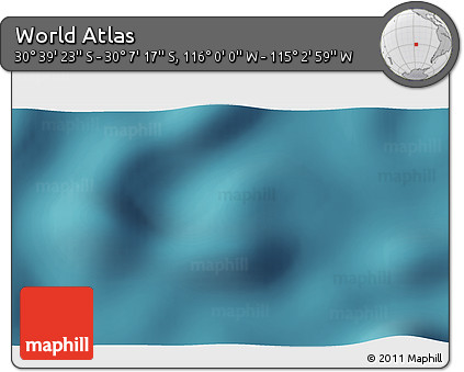 Satellite 3D Map of the Area around 30° 23' 20" S, 115° 31' 30" W