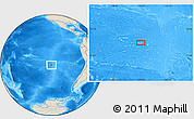 Shaded Relief Location Map of the area around 30° 23' 20" S, 115° 31' 30" W