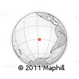 Outline Map of the Area around 30° 23' 20" S, 115° 31' 30" W, rectangular outline