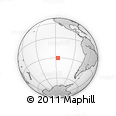 Outline Map of the Area around 30° 23' 20" S, 116° 22' 30" W, rectangular outline