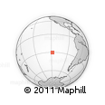 Outline Map of the Area around 30° 23' 20" S, 118° 4' 29" W, rectangular outline