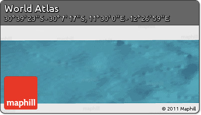 Satellite Panoramic Map of the Area around 30° 23' 20" S, 11° 58' 29" E