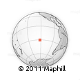 Outline Map of the Area around 30° 23' 20" S, 122° 19' 29" W, rectangular outline
