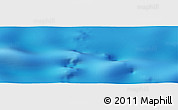 Shaded Relief Panoramic Map of the area around 30° 23' 20" S, 134° 13' 29" W