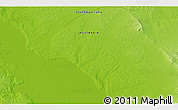 Physical 3D Map of the area around 30° 23' 20" S, 137° 46' 30" E