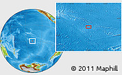 Physical Location Map of the area around 30° 23' 20" S, 137° 37' 30" W