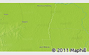 Physical 3D Map of the area around 30° 23' 20" S, 147° 7' 30" E