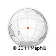 Outline Map of the Area around 30° 23' 20" S, 147° 49' 29" W, rectangular outline