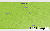Physical 3D Map of the area around 30° 23' 20" S, 148° 49' 29" E