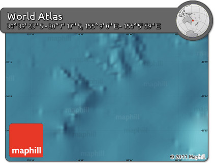 Satellite Map of the Area around 30° 23' 20" S, 155° 37' 30" E