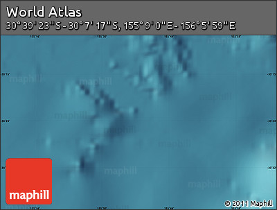 Satellite Map of the Area around 30° 23' 20" S, 155° 37' 30" E