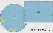 Savanna Style Location Map of the area around 30° 23' 20" S, 157° 10' 30" W