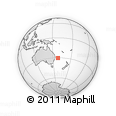 Outline Map of the Area around 30° 23' 20" S, 158° 10' 30" E, rectangular outline