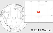 Blank Location Map of the area around 30° 23' 20" S, 15° 13' 29" W