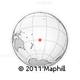 Outline Map of the Area around 30° 23' 20" S, 163° 58' 29" W, rectangular outline