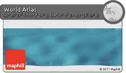 Satellite Panoramic Map of the Area around 30° 23' 20" S, 164° 58' 29" E