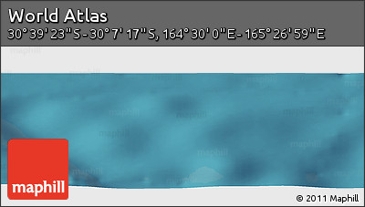 Satellite Panoramic Map of the Area around 30° 23' 20" S, 164° 58' 29" E
