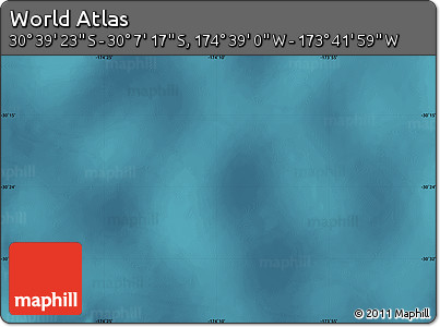 Satellite Map of the Area around 30° 23' 20" S, 174° 10' 30" W