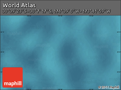 Satellite Map of the Area around 30° 23' 20" S, 174° 10' 30" W