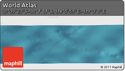 Satellite Panoramic Map of the Area around 30° 23' 20" S, 178° 34' 29" E