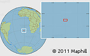 Savanna Style Location Map of the area around 30° 23' 20" S, 1° 37' 30" W