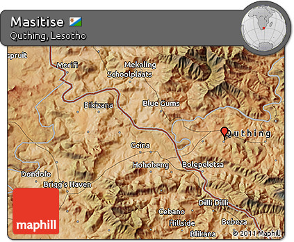 Satellite 3D Map of Masitise