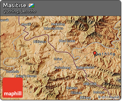 Satellite 3D Map of Masitise