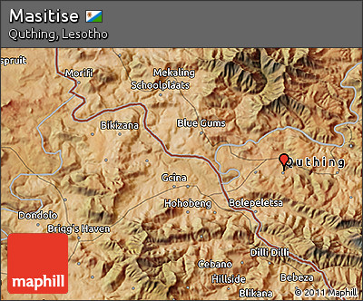 Satellite 3D Map of Masitise