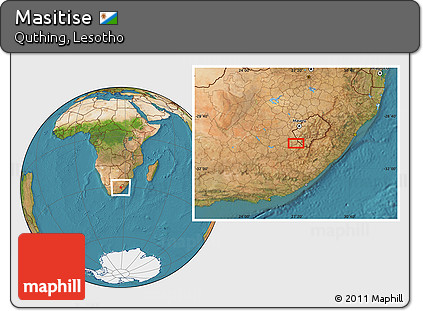 Satellite Location Map of Masitise