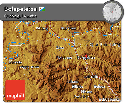 Physical Map of Bolepeletsa