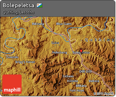 Physical Map of Bolepeletsa