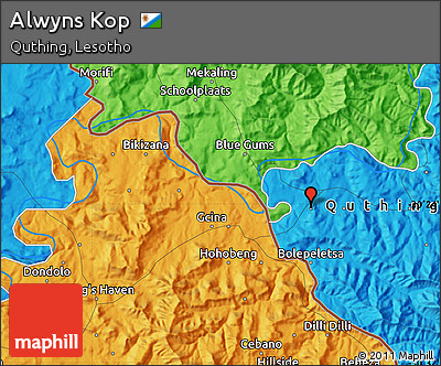 Political Map of Alwyns Kop