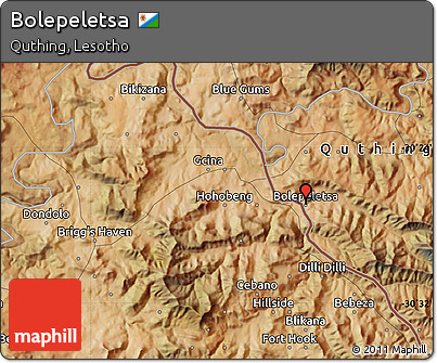 Satellite Map of Bolepeletsa