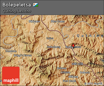 Satellite Map of Bolepeletsa