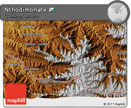 Physical 3D Map of Nthodimonate