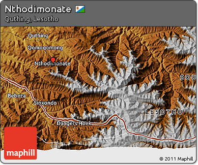 Physical 3D Map of Nthodimonate
