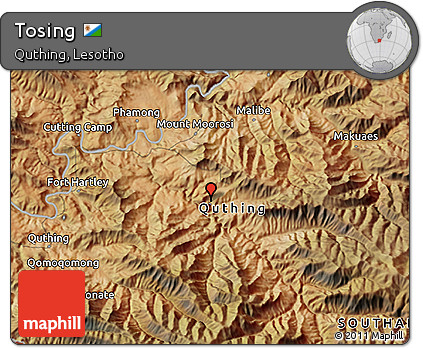 Satellite 3D Map of Tosing
