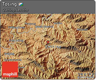 Satellite 3D Map of Tosing