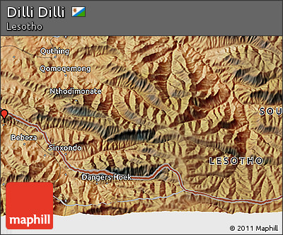 Satellite 3D Map of Dilli Dilli