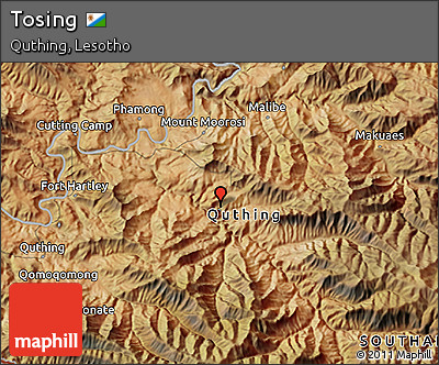 Satellite 3D Map of Tosing