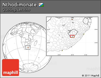 Blank Location Map of Nthodimonate