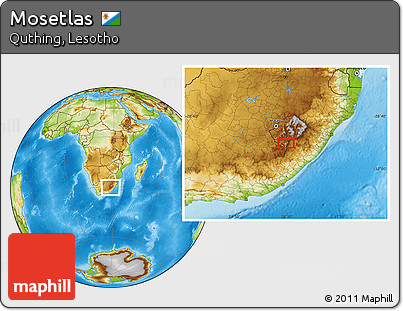 Physical Location Map of Mosetlas