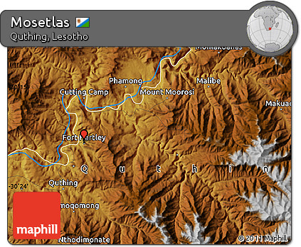 Physical Map of Mosetlas