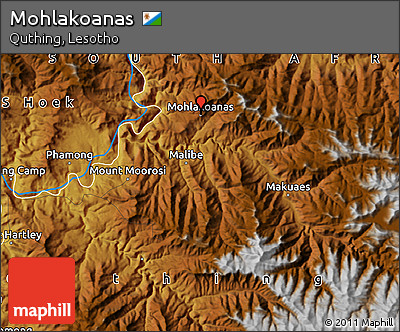 Physical Map of Mohlakoanas