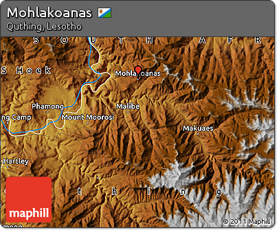 Physical Map of Mohlakoanas