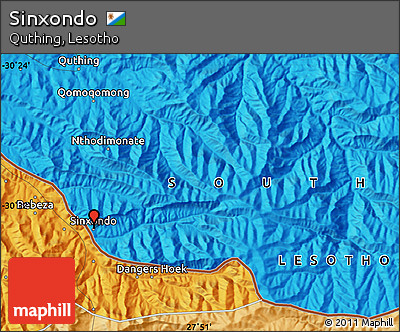 Political Map of Sinxondo